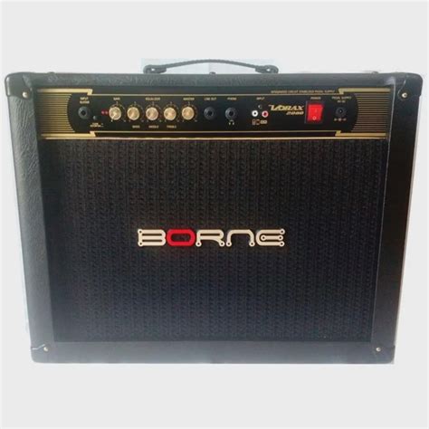 Amplificador P Guitarra Borne Vorax Preto Watts Rms Submarino