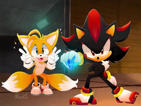 Shadow and tails by tails-hub on DeviantArt