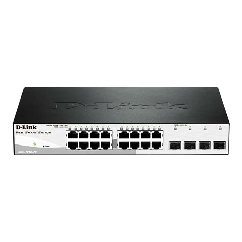 D Link Gigabit Port Smart Switch With Combo Sfp Ports Dgs