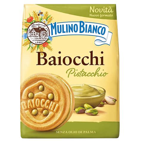 Mulino Bianco Baiocchi Ciastka Z Nadzieniem Pistacjowym G Paczki