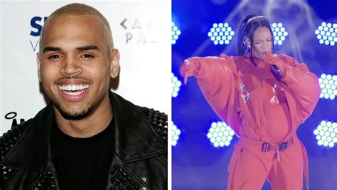 Chris Brown Congratulates Ex Rihanna After Super Bowl Pregnancy Announcement Celebrity Tyla