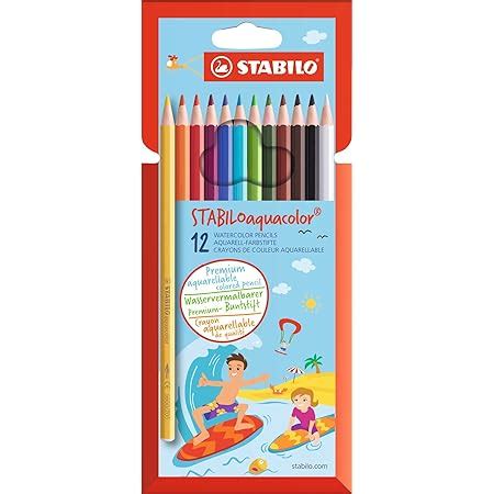 Triangular Colouring Pencil STABILO Trio Thick Pack Of 12