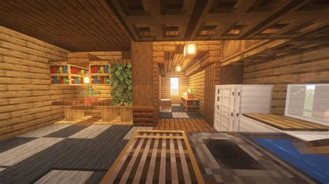 Interior Design for a Small Wooden Cabin :) : r/Minecraft