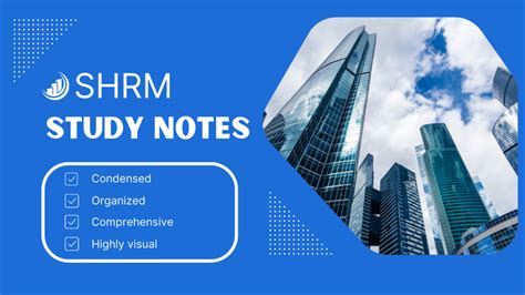 PDF SHRM Study Notes Slide Deck Human Resource Management