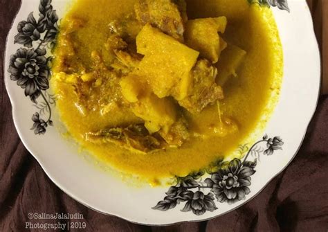 Langkah Mudah Untuk Menyiapkan Gulai Lemak Ikan Kurau Lezat Sekali