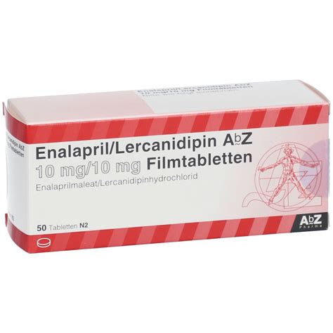 Enalaprillercanidipin Abz 10 Mg10 Mg 50 St Shop