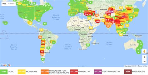 This 3D map lets you track global pollution in real time | World ...