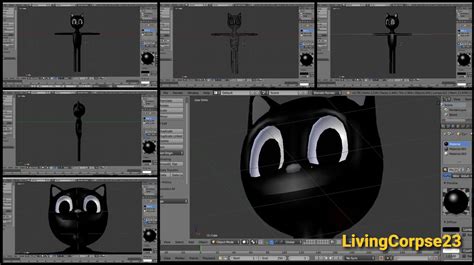 [Blender] Cartoon Cat - 3D Wip (fanmade) by LivingCorpse23 on DeviantArt