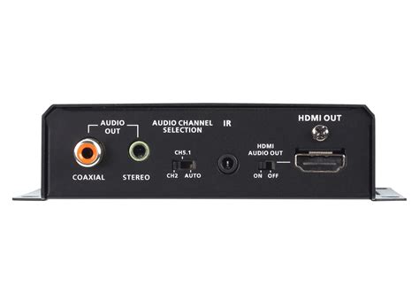 HDMI HDBaseT Receiver With Audio De Embedding 4K 100m HDBaseT Class