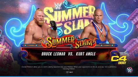 WWE 2K23 Brock Lesnar Vs Kurt Angle Full Match PS5 HDR GAMEPLAY YouTube