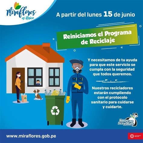 Municipalidad De Miraflores Reinicia Gradualmente Este Lunes Recojo De