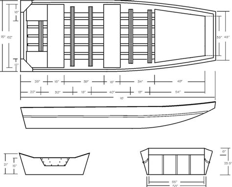 Free Plans On Wood Jon Boats Pembuatan Kapal The Plan Jon Boat