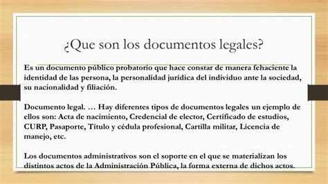 Qu Son Los Documentos Legales Y Por Qu Son Importantes