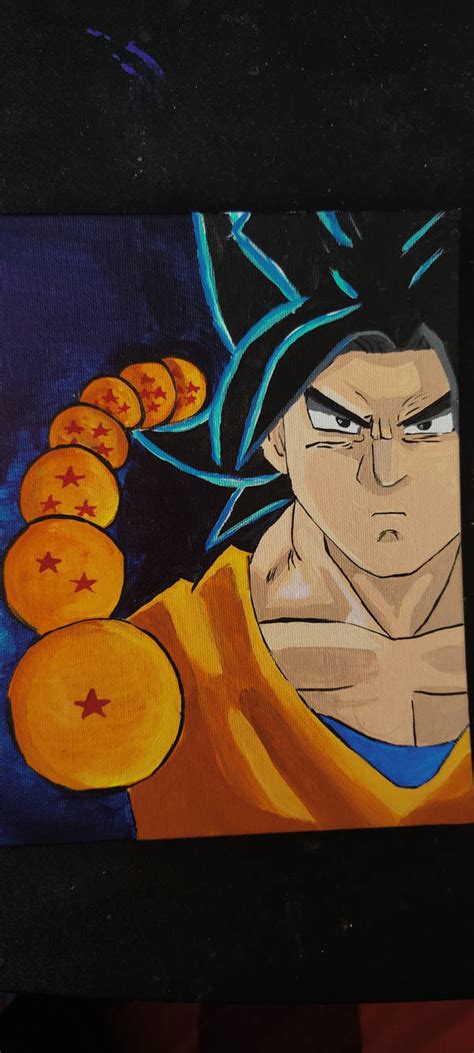 Dragon ball painting by sporadicfairy on DeviantArt