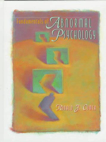 Fundamentals Of Abnormal Psychology Amazon Co Uk Comer R