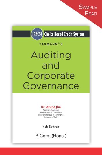 Taxmann S Auditing And Corporate Governance Ebook By Dr Aruna Jha