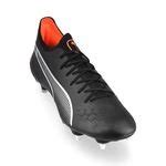 PUMA King Ultimate SG Eclipse Schwarz Silber Orange