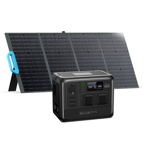 Générateur Solaire BLUETTI AC60 avec Panneau Solaire PV120 403Wh