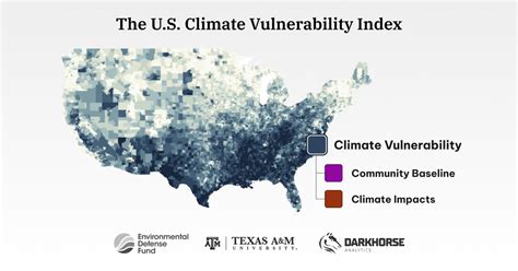 Overall Climate Vulnerability In The U S The U S Climate