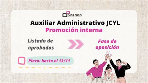 Auxiliar Administrativo Jcyl Promoci N Interna Listado De Aprobados De