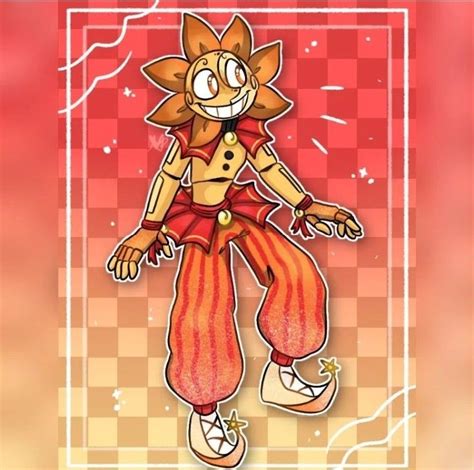 An Image Of A Cartoon Character With Red And Yellow Stripes On His Pants Standing In Front Of A