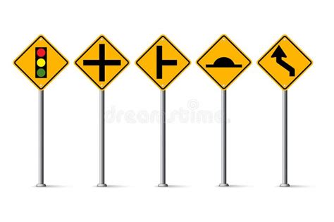 Raffic Signal Lights Ahead Road Cross Road Right Side Road Speed