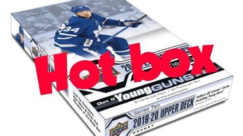 Hot Box Opening 2019 20 Upper Deck Series 2 Hobby Hockey Box Youtube