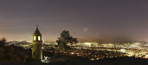 Night View City Riverside Mount Rubidoux Park Stock Photos Free