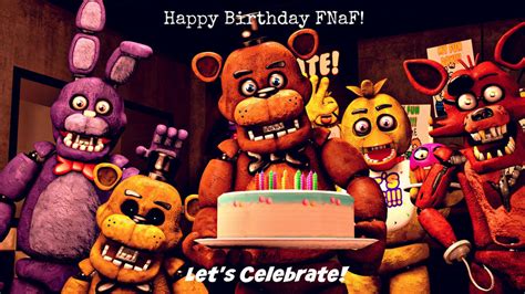 Happy Birthday Fnaf By Redgekkouga On Deviantart