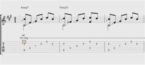 moon river guitar tab based    theme   song