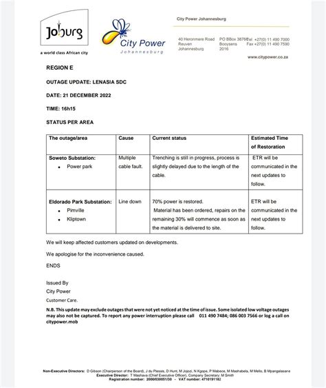 CityPowerJhb On Twitter Region G Lenasia SowetoSub Trenching Is As