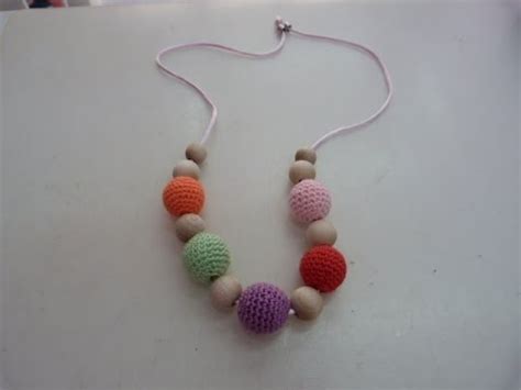 Como Hacer Un Collar De Lactancia Para Beb Con Bolas De Crochet