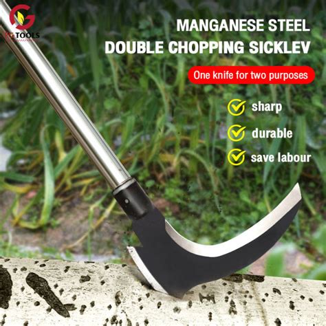 Multifunctional Double Chopping Sickle For Farmer Ideal For Harvesting