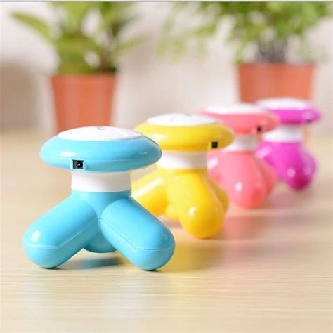 Mini Massager Electric Handheld Usb Rechargeable Full Body Massage Blue