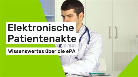 Elektronische Patientenakte Das müssen Versicherte wissen