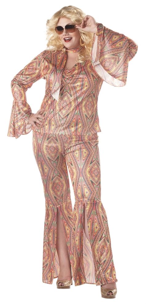 70s Discolicious Plus Size Glam Disco Costume The Costume Shoppe