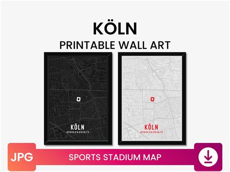 Cologne Stadium Poster Printable Wall Art - Etsy