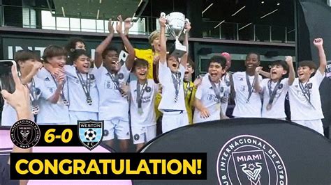 Thiago Messi WON The Freedom Cup Tournament With Inter Miami Academy