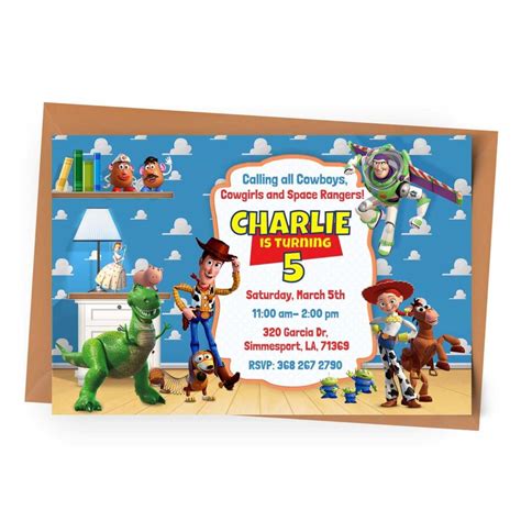 [+5] Toy Story Invitation Free & Low-cost Birthday Templates