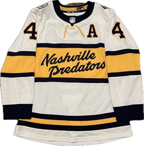 Nashville Predators Ryan Ellis 2020 Winter Classic Adidas Nhl Hockey
