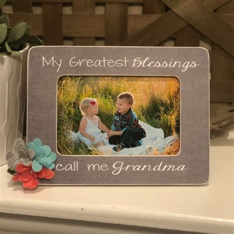 Grandma T Personalized Grandma Picture Frame Grandma Etsy