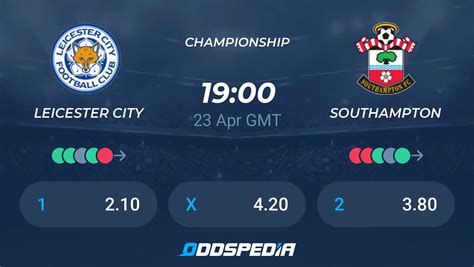 Leicester City Vs Southampton Predictions Odds Live Score Stats