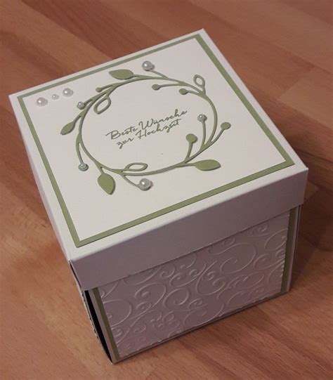 Explosionsbox Zur Hochzeit Mit Stampin Up Knorr Pandrell