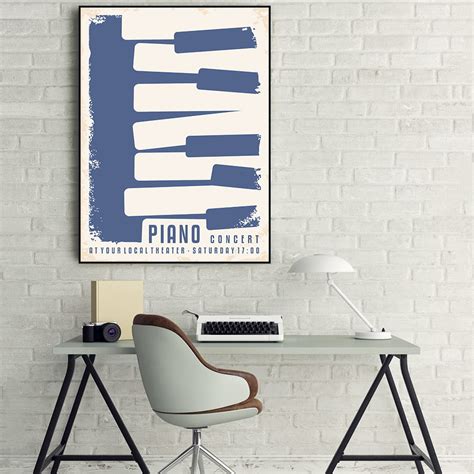 Plakat Music Graphic Piano Neoformat