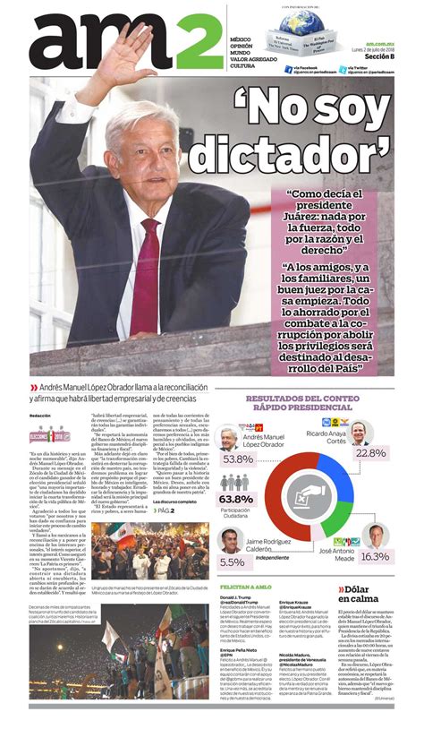 45 Años De Am Una Historia Contada En Noticias Periódico Am