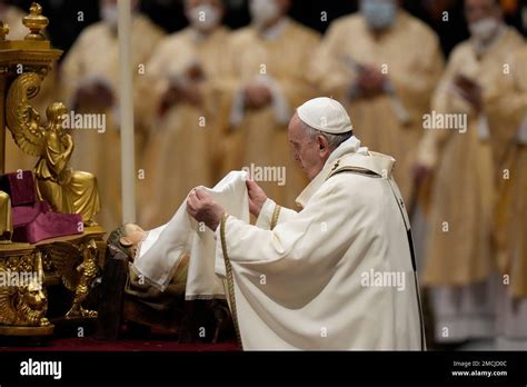 Pope Francis Unveils A Statue Of Baby Jesus As He Celebrates Christmas