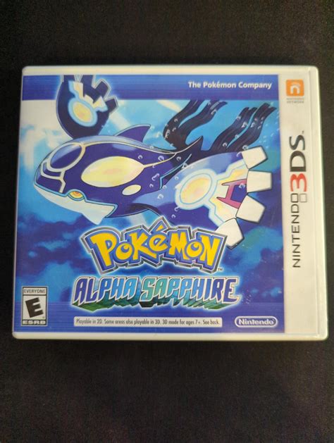 Pokemon Alpha Sapphire Box Only Nintendo 3ds