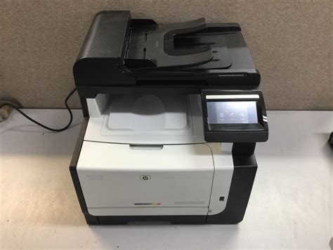 Printer Hp Laserjet Pro Cm1415fn Color Multifunctional Printer Powers On