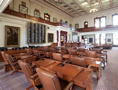 Interior Of House Of Representatives Chamber Of Texas Editorial Photo