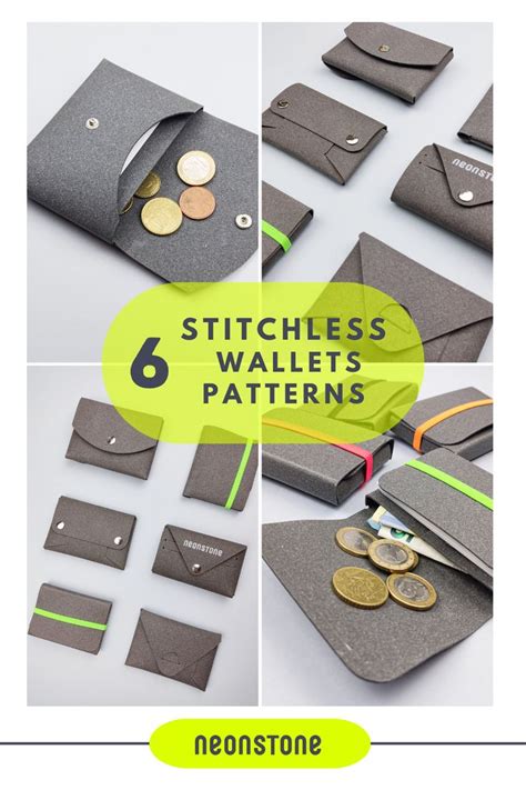 6 Stitchless Leather Wallet Patterns Craft Your Style